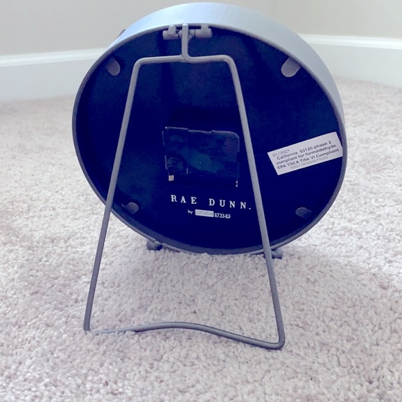 Rae Dunn clock — battery operated - Picture 4 of 8